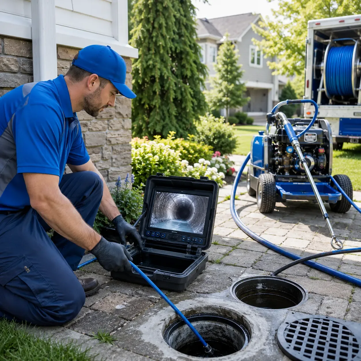 Outdoor drain cleaning professionals serving Clark, PA